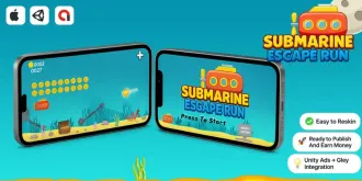 Submarine Happy Dive – Unity Project source code