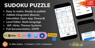 Sudoku Puzzle – Unity Template Project source code