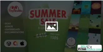 SUMMER SALE - 9 Unity games SellUnitySourceCode source code