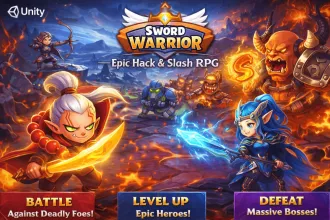 Sword Warrior: Epic Hack & Slash Action RPG Unity Source Code (Offline) source code