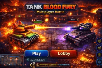 Tank Blood Fury – Multiplayer Tank Battle Unity Source Code source code