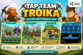 Tap Team Troika | Idle RPG source code