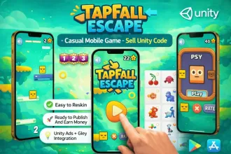 TapFall Escape – Casual Mobile Game source code