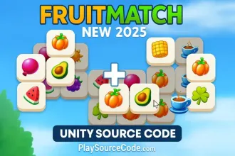 Tile Match Puzzle Game – Fun Fruit &amp;amp; Flower Matching Challenge source code