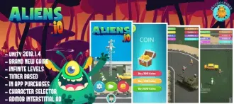  Ultimate Aliens.io – Trending IO Battle Game 2025 – 2025 Complete Unity Projects – SellUnitySourceCode.com | source code