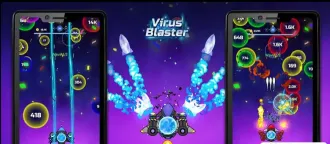 Virus Blaster Shooting Game - SellUnitySourceCode source code