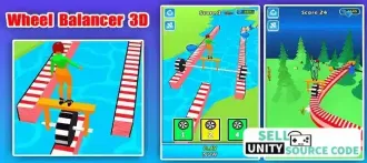 Wheel Balancer 3D Game SellUnitySourceCode source code