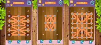 Wood Nuts & Bolts Puzzle SellUnitySourceCode source code