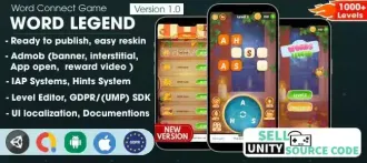 Word Legend Puzzle SellUnitySourceCode source code