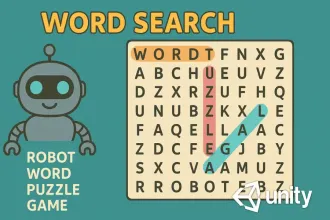 Word Search Robot Word Puzzle source code