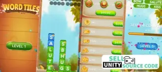 Word Tiles - Word Block Puzzle - SellUnitySourceCode source code