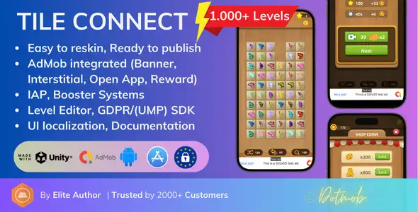 Tile Connect – Unity Complete Game source code