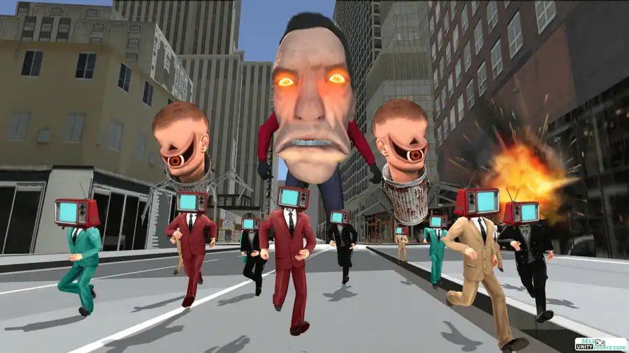 Toilet Monster Battle SellUnitySourceCode screenshot 4