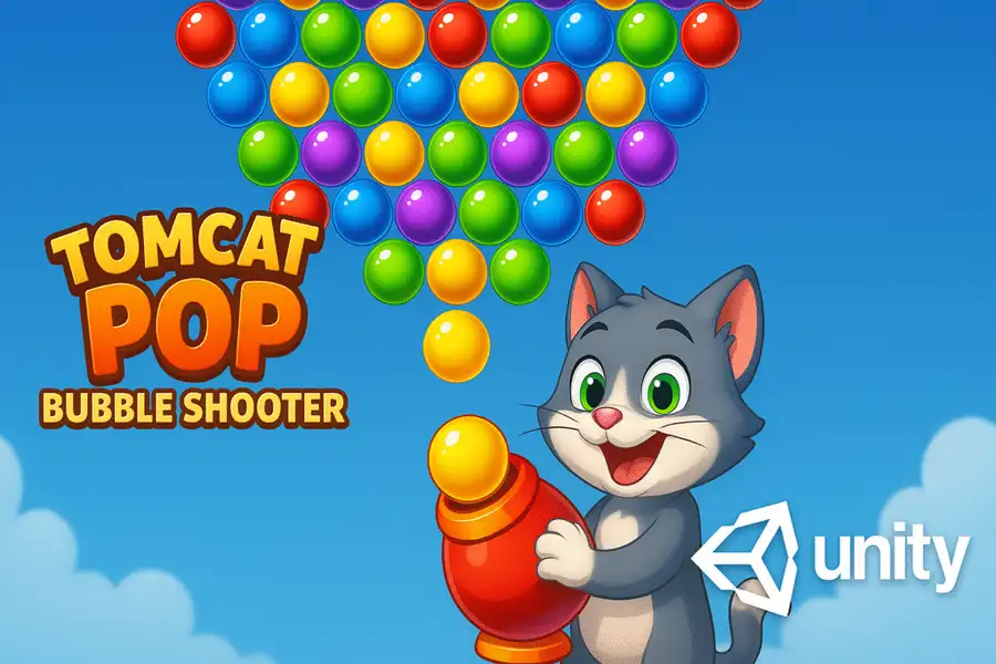Tomcat Pop: Bubble Shooter SellUnitySourceCode source code