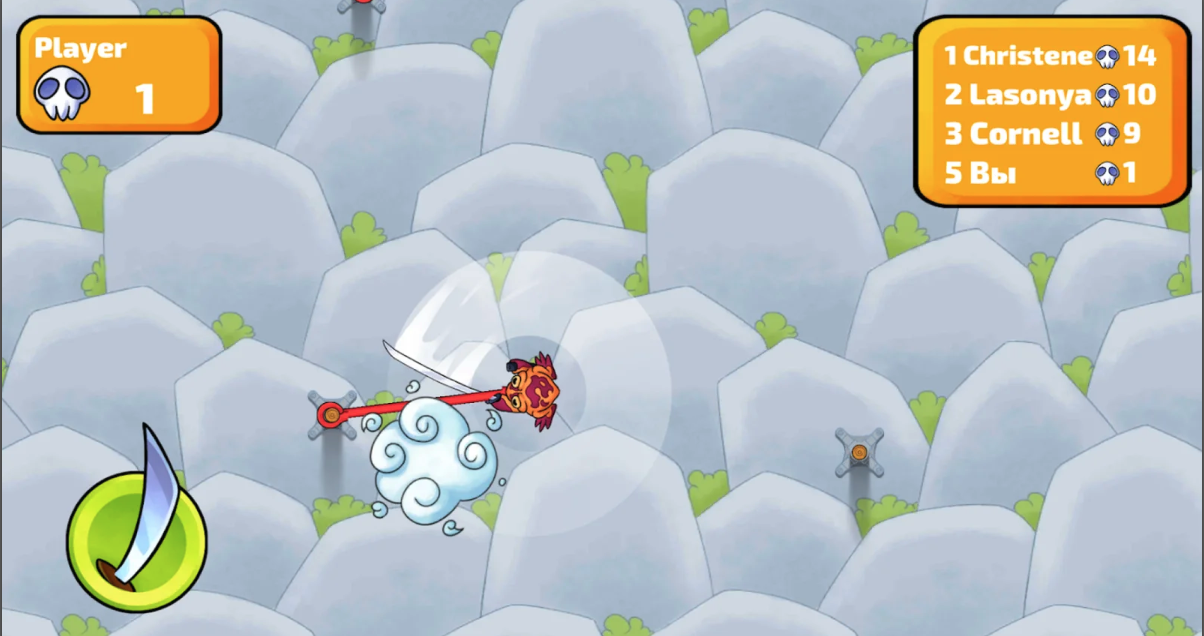 Tongue Hook.io - Ninja Frogs screenshot 12