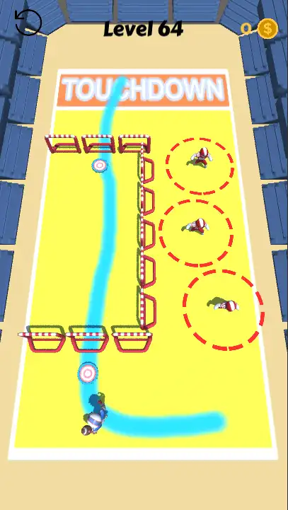 Touch Down – Hypercasual Trending Game SellUnitySourceCode screenshot 5