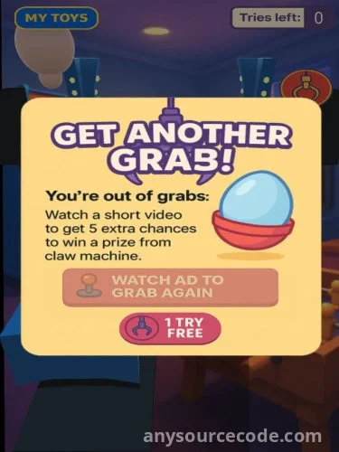 Toys Claw Machine screenshot 2