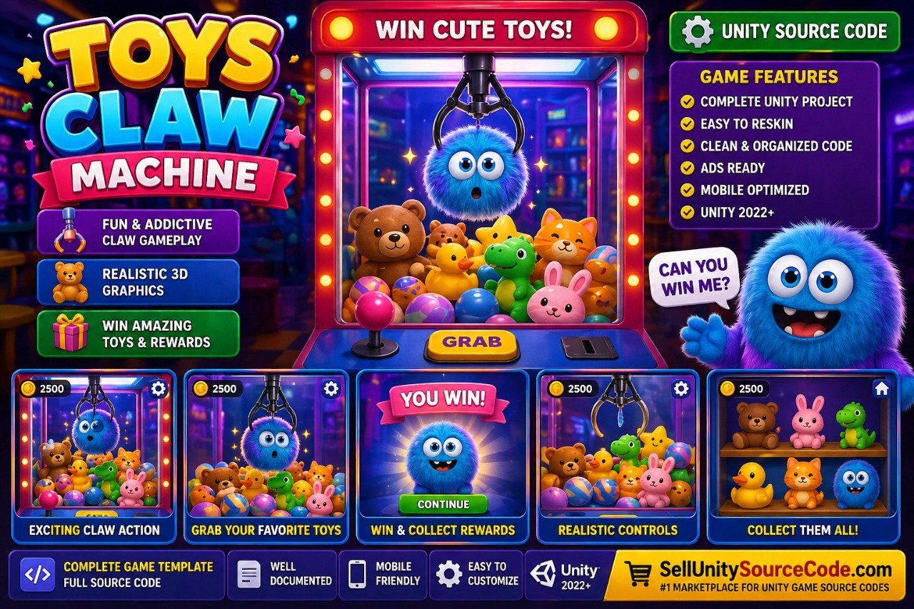 Toys Claw Machine source code