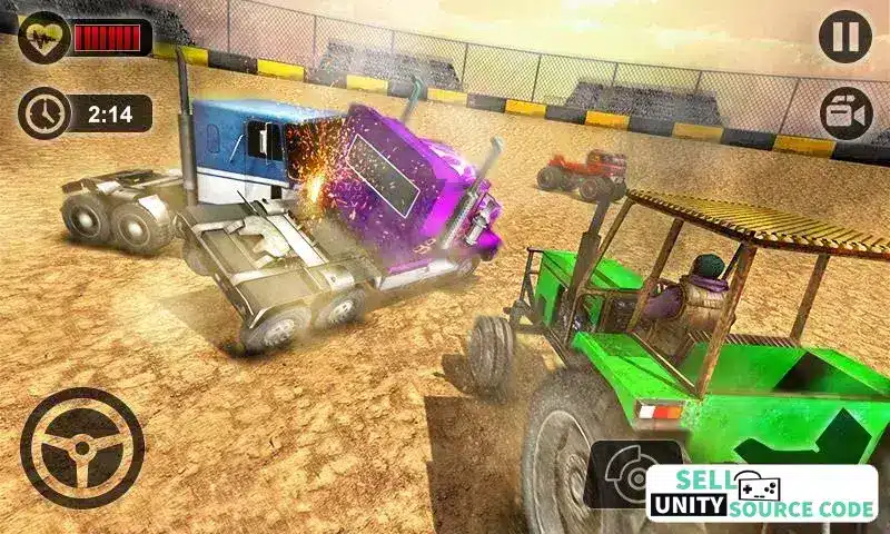 Tractor Pull Transporter 3D SellUnitySourceCode  screenshot 4