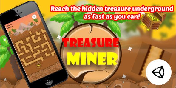 Treasure Miner Game | Unity Complete Project for Android and iOS source code