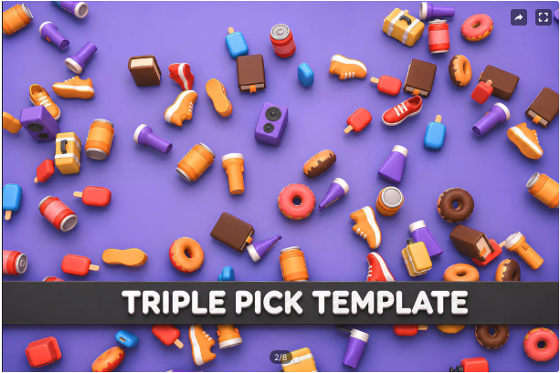 Triple Pick Unity Source Code – 3D Match Puzzle Game Template | SellUnitySourceCode.com screenshot 2