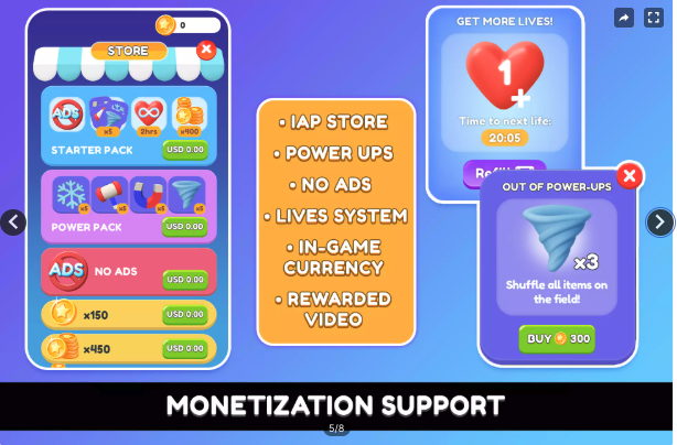 Triple Pick Unity Source Code – 3D Match Puzzle Game Template | SellUnitySourceCode.com screenshot 5