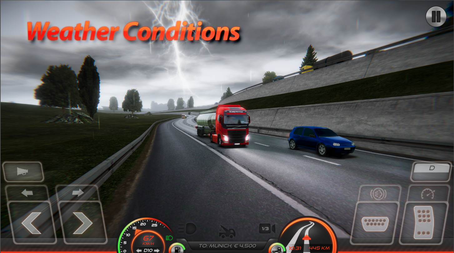 Truck Simulator Europe 2 Unity Source Code – Open World Truck Driving Simulator | SellUnitySourceCode.com screenshot 4