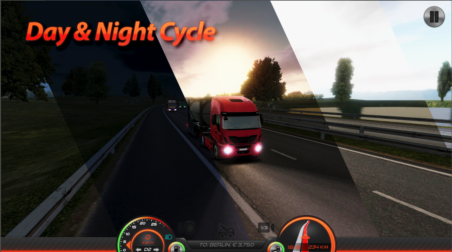 Truck Simulator Europe 2 Unity Source Code – Open World Truck Driving Simulator | SellUnitySourceCode.com screenshot 5