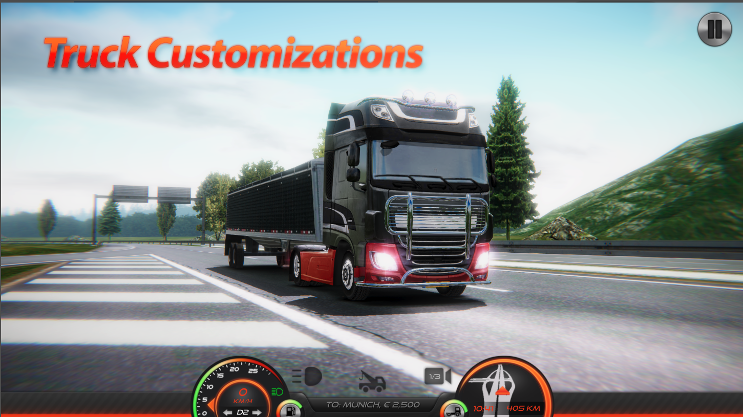 Truck Simulator Europe 2 Unity Source Code – Open World Truck Driving Simulator | SellUnitySourceCode.com screenshot 7