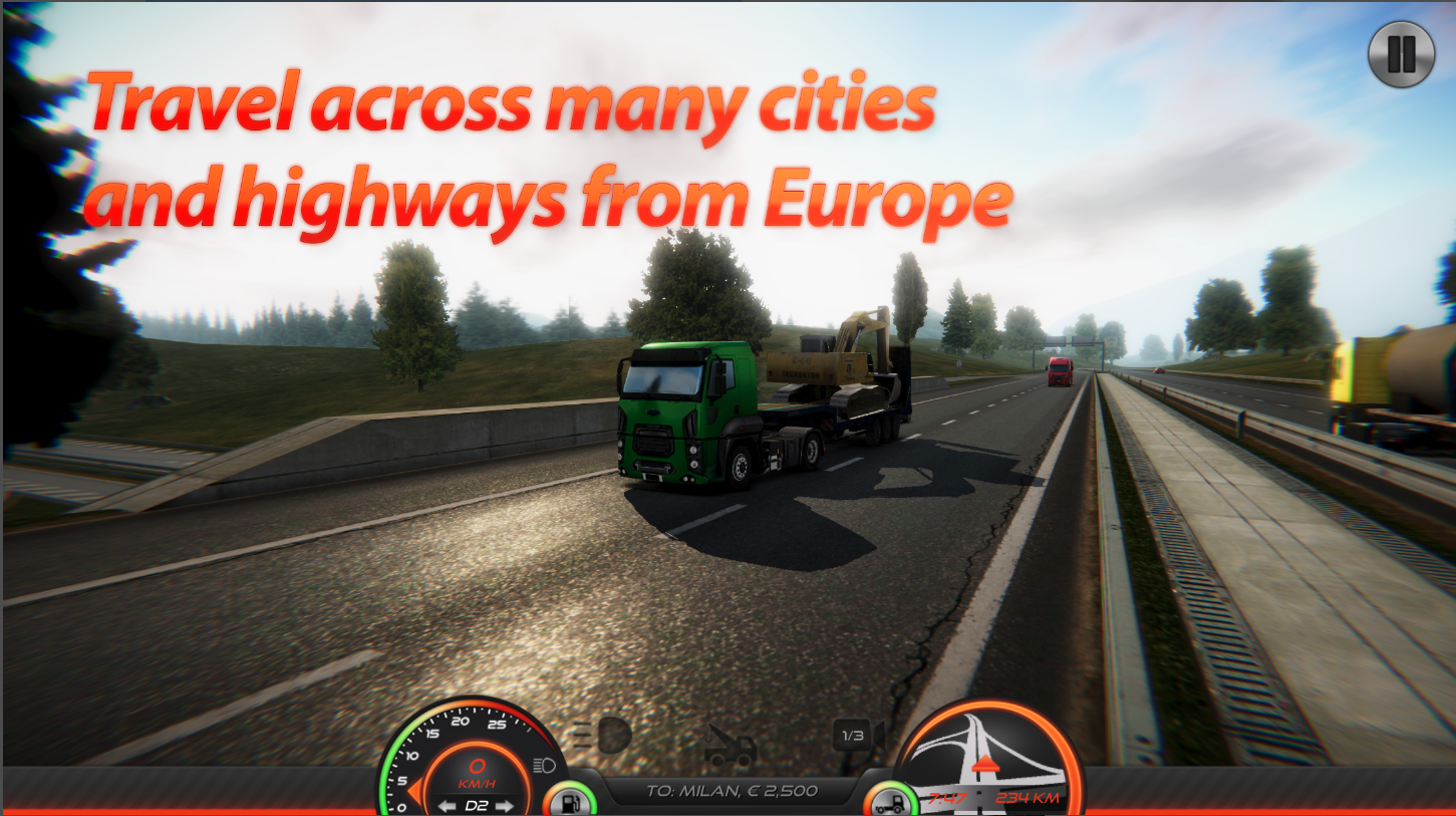 Truck Simulator Europe 2 Unity Source Code – Open World Truck Driving Simulator | SellUnitySourceCode.com screenshot 8