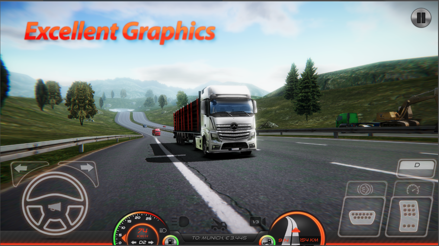 Truck Simulator Europe 2 Unity Source Code – Open World Truck Driving Simulator | SellUnitySourceCode.com screenshot 10