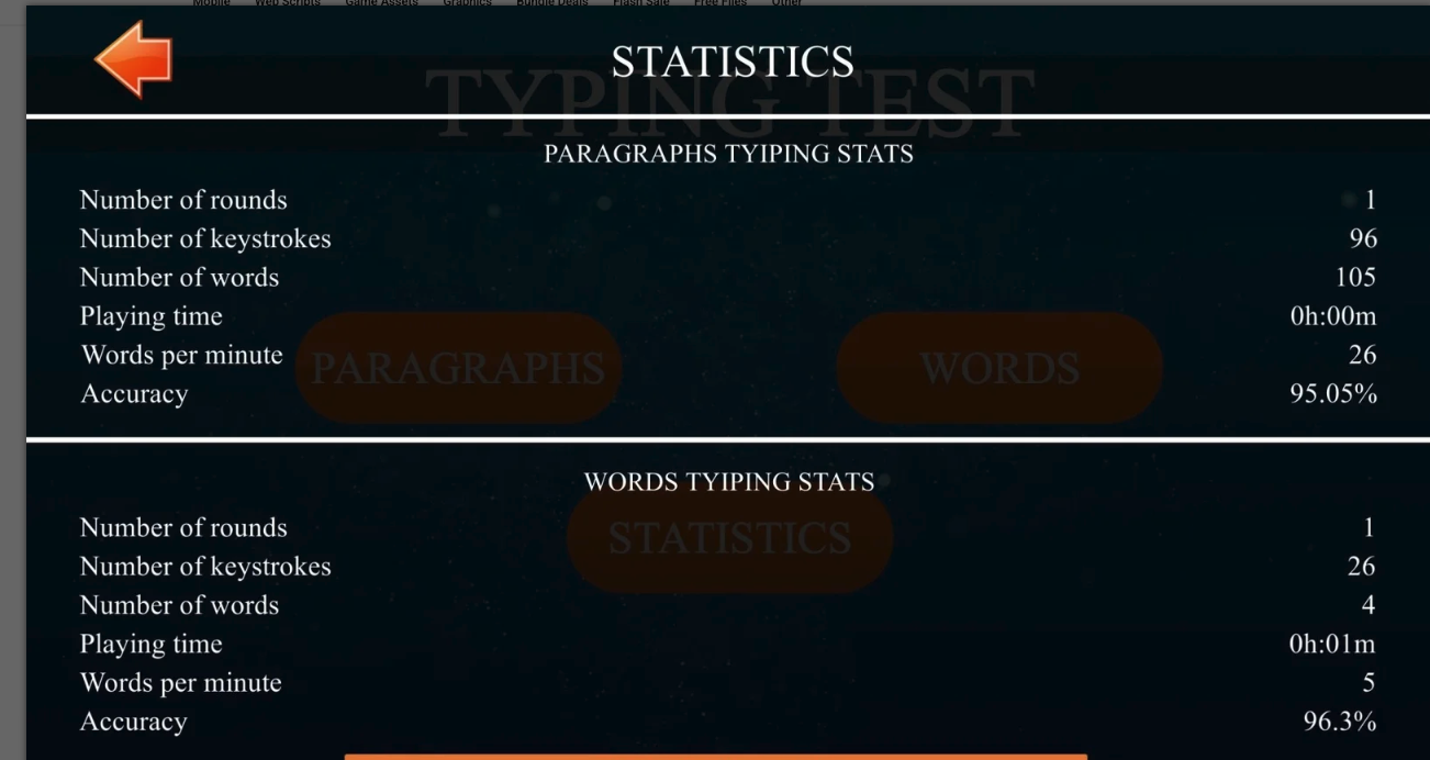 Typing Test - Unity Source Code screenshot 4