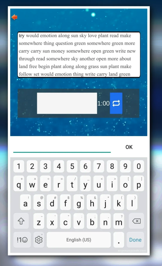 Typing Test - Unity Source Code screenshot 6