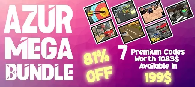 Ultimate Azur Studio’s Super Mega Bundle – 7 Premium Unity Games –SellUnitySourceCode.com screenshot 3