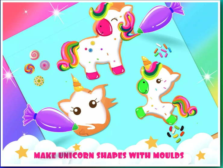 Unicorn Cookie Baker Kitchen screenshot 3