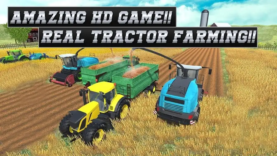 Village Farming Tractor Crew 64 Bit SellUnitySourceCode screenshot 3
