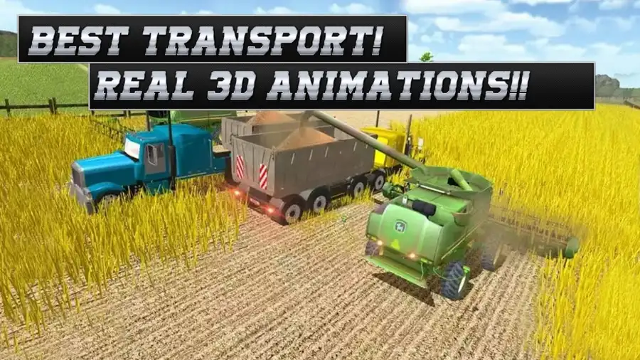 Village Farming Tractor Crew 64 Bit SellUnitySourceCode screenshot 5