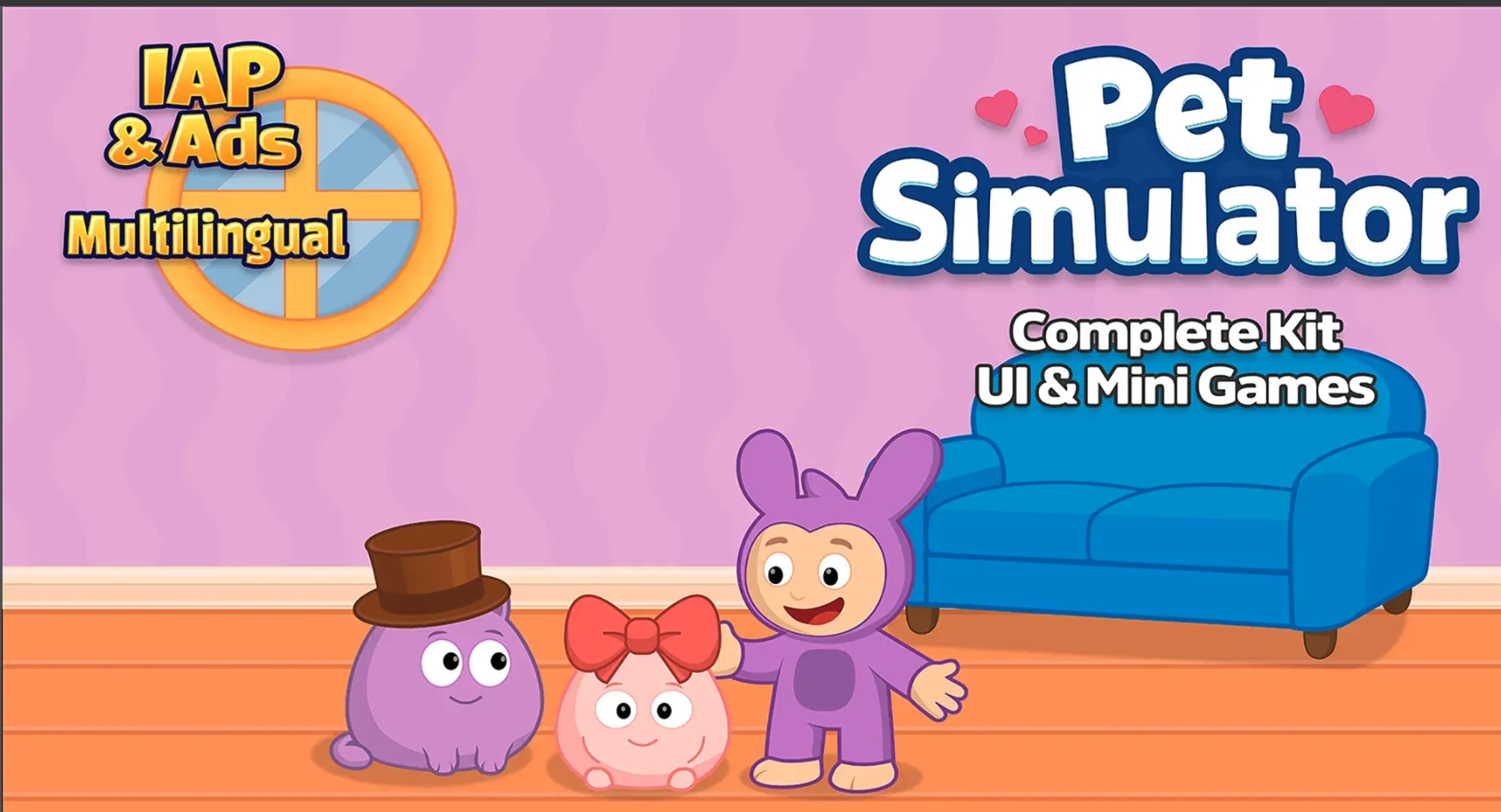 Virtual Pet Simulator - Complete Game Template screenshot 2