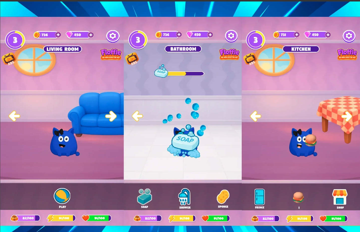 Virtual Pet Simulator - Complete Game Template screenshot 5