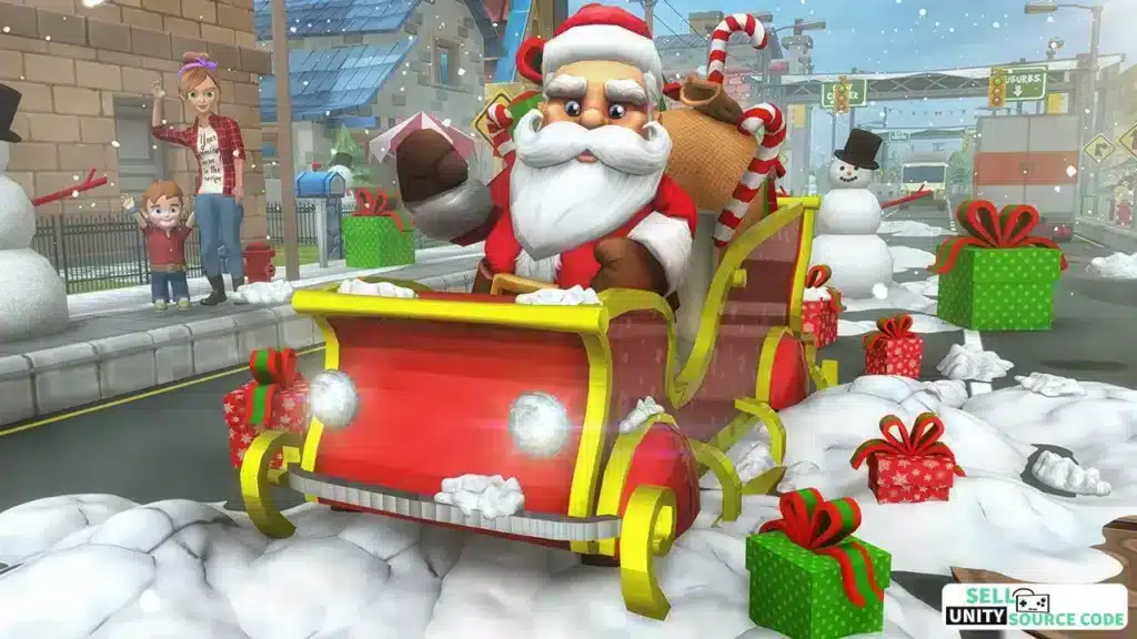 Virtual Santa: Gift Delivery Game – SellUnitySourceCode source code