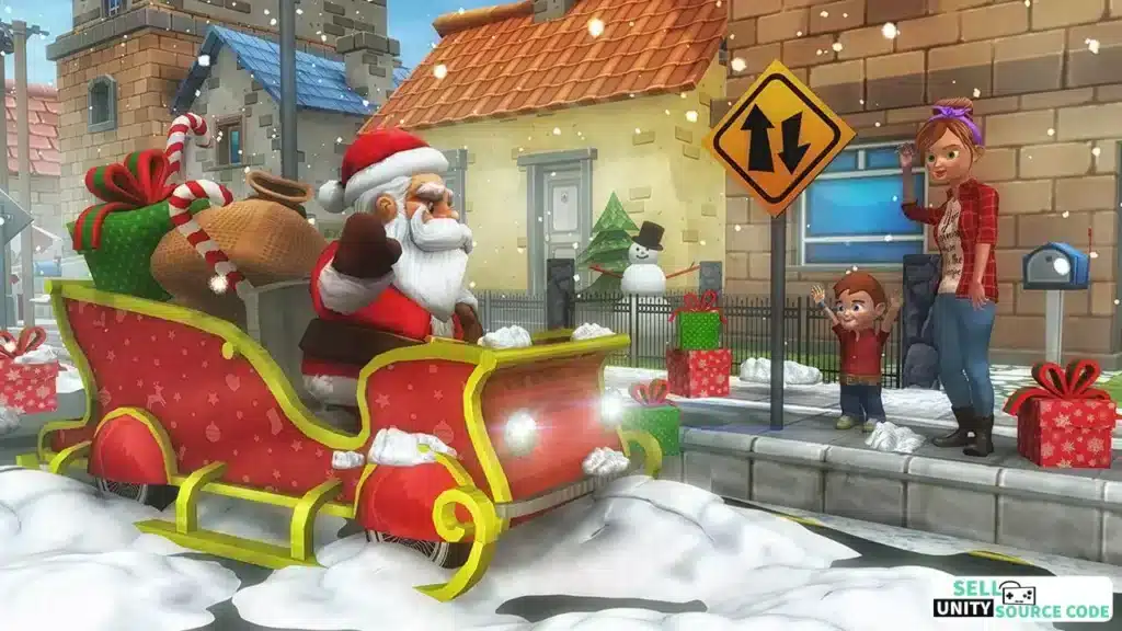 Virtual Santa: Gift Delivery Game – SellUnitySourceCode screenshot 3