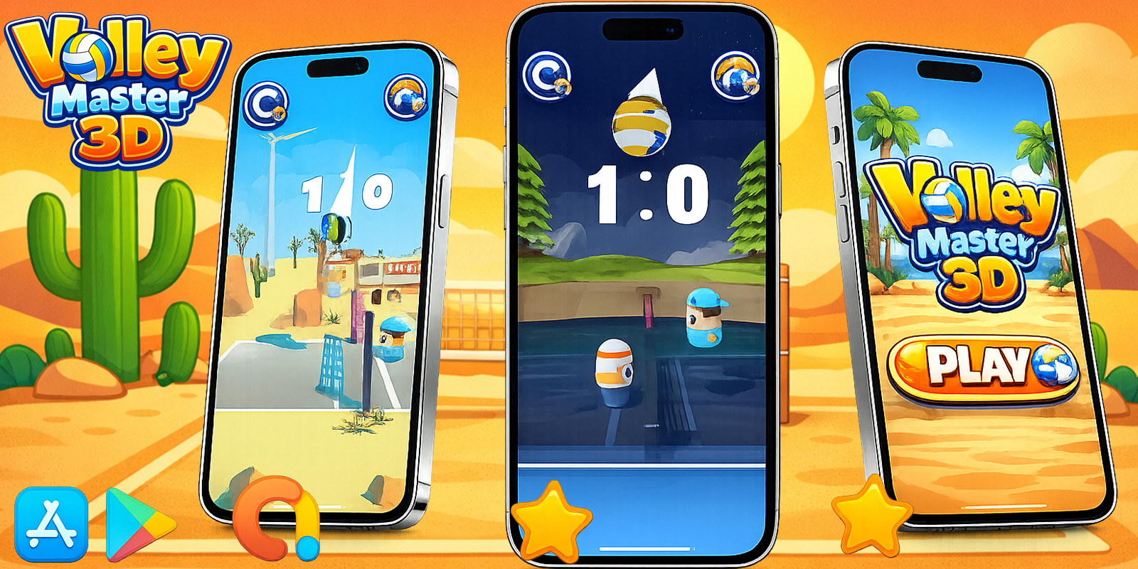 Volley Master 3D Casual Game Unity screenshot 10