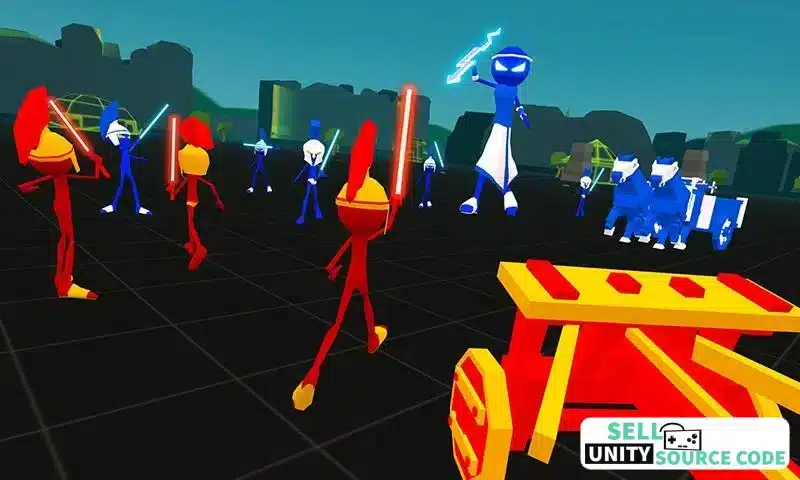 Wars of Star: Stick Warriors SellUnitySourceCode screenshot 5