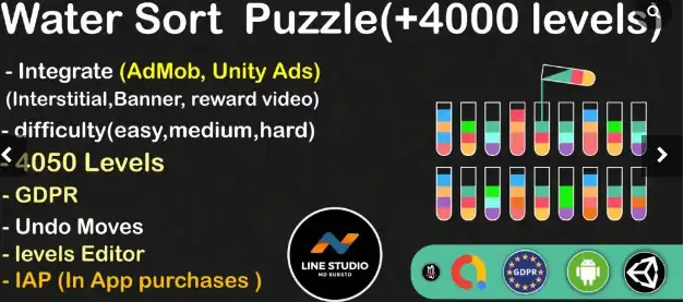 Water Sort Puzzle - SellUnitySourceCode source code