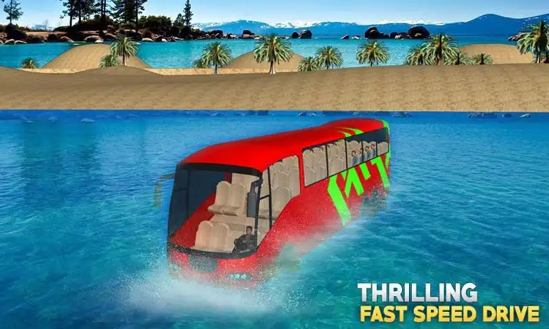 Water Surfer Coach Floating Bus 3D SellUnitySourceCode  screenshot 5