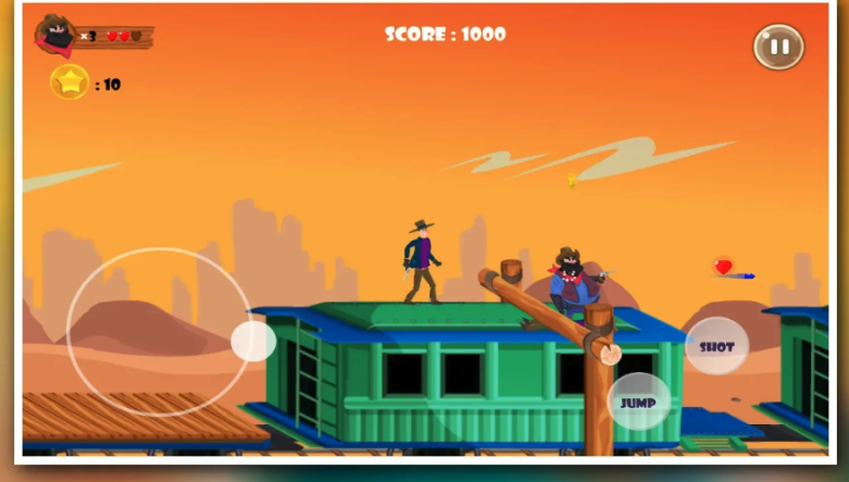 Wild West Cowboy Shooter Adventure