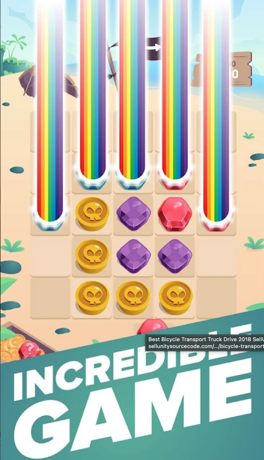 WindPi Gems Puzzle Unity Source Code – Relaxing Match-3 Casual Puzzle Game Template screenshot 4