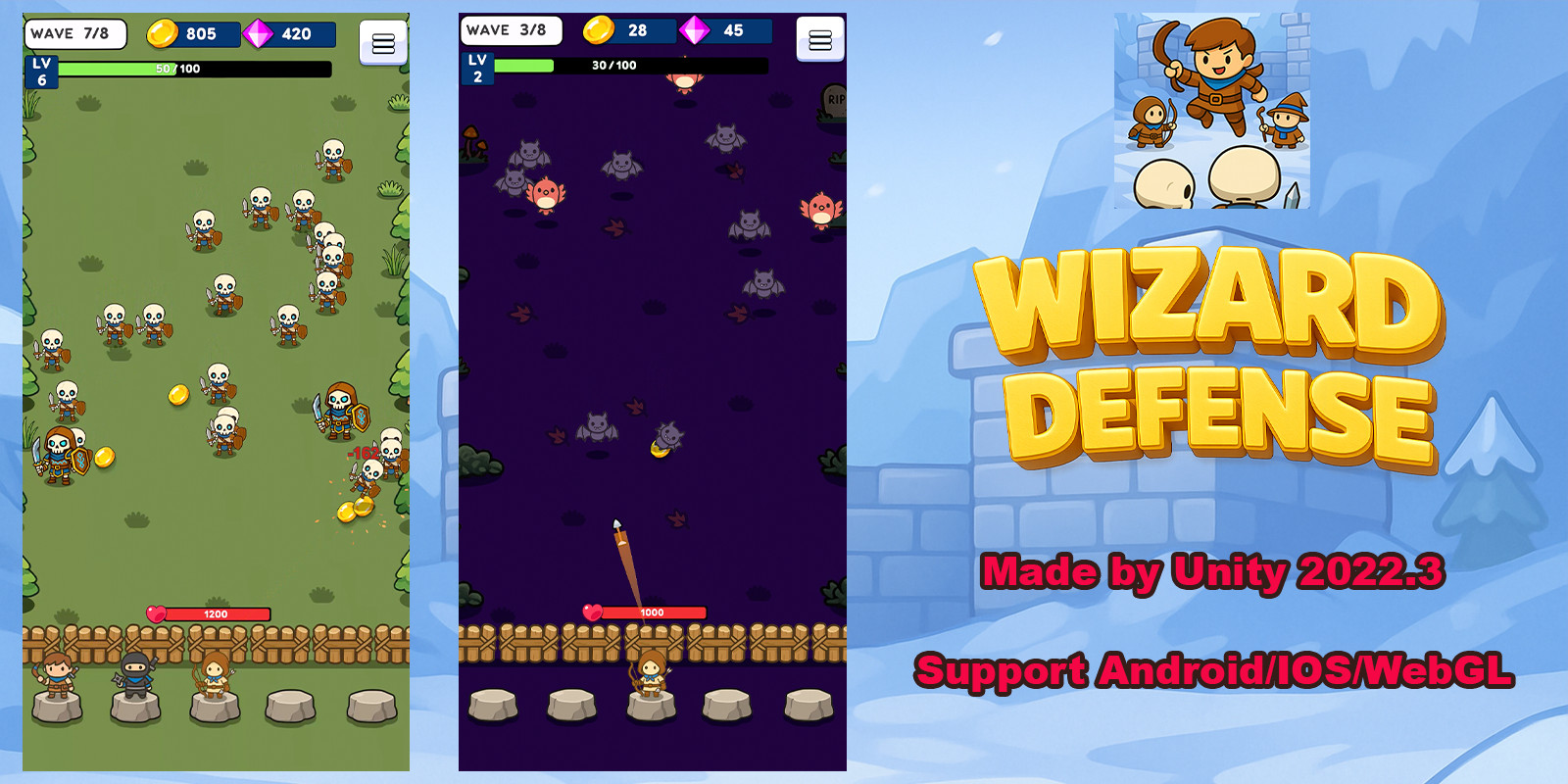 Wizard Defense - Unity Source Code source code