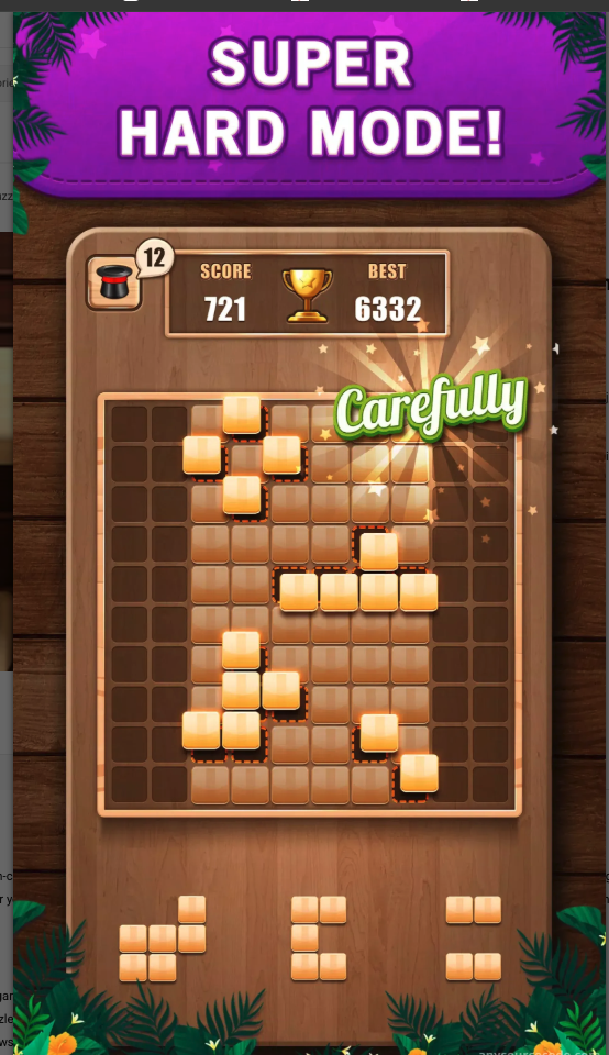 Wooden 100 Block Puzzle Game screenshot 6