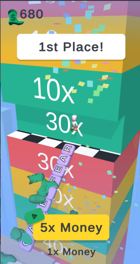 Word Bridges Unity Source Code – Multiplayer Word Trivia Game Template with AI Opponents screenshot 3